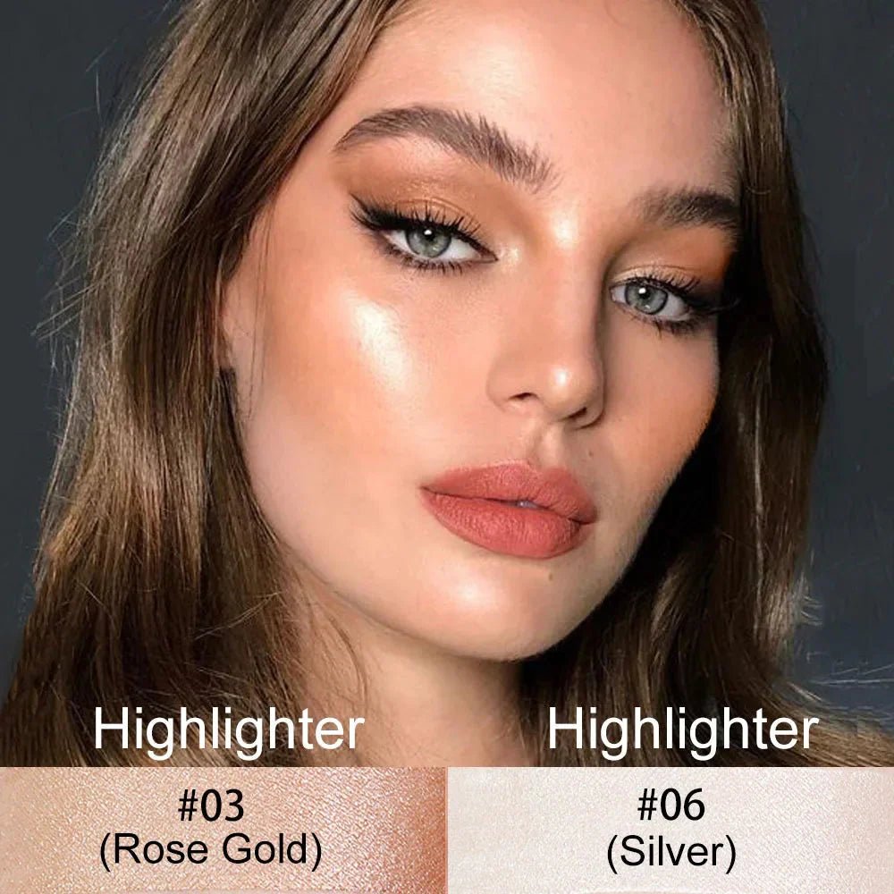 Highlighting&Bronzer Brightening Blusher Rouge Concealer Pen Lasting Corrector Contouring Cosmetics - #product_typeFATAON
