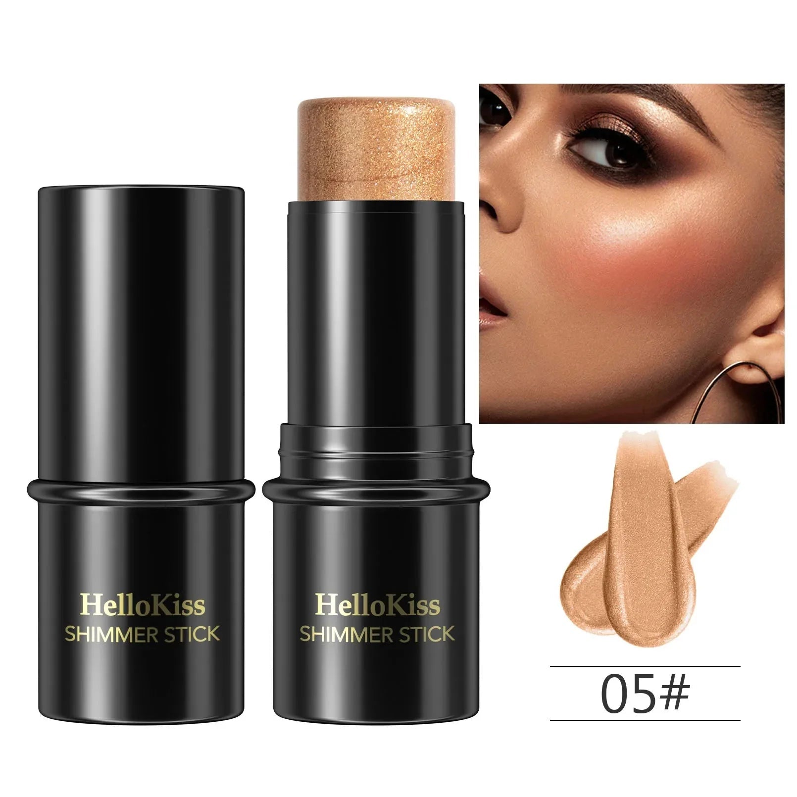Highlighting&Bronzer Stick Face Brightening Blusher Rouge Concealer Pen Long Lasting Corrector Nose Shadow Contouring Cosmetics - Fix & GoHighlighting&Bronzer Stick Face Brightening Blusher Rouge Concealer Pen Long Lasting Corrector Nose Shadow Contouring CosmeticsFix & Go