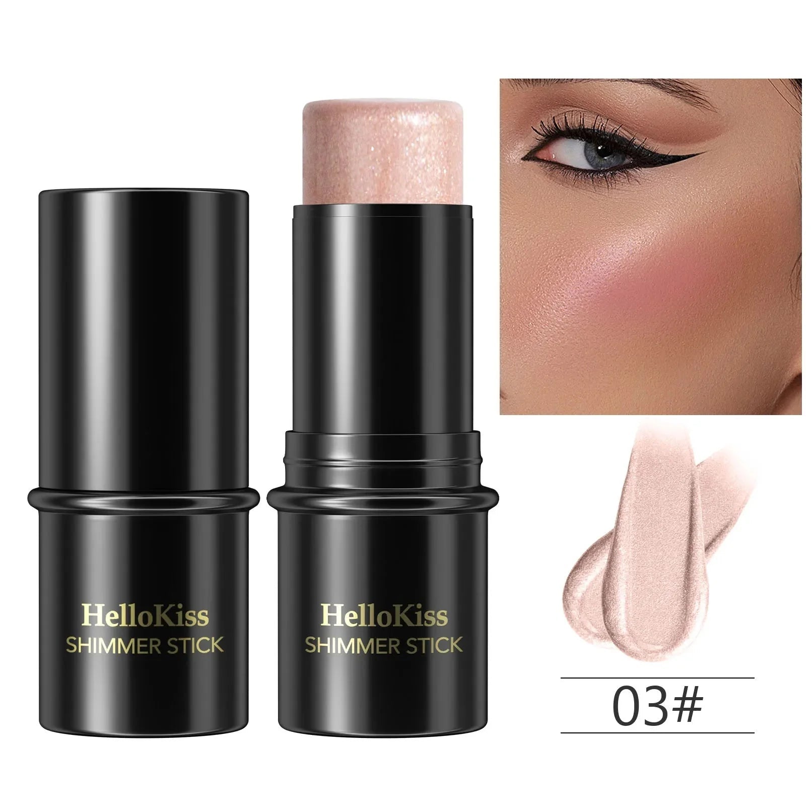 Highlighting&Bronzer Stick Face Brightening Blusher Rouge Concealer Pen Long Lasting Corrector Nose Shadow Contouring Cosmetics - Fix & GoHighlighting&Bronzer Stick Face Brightening Blusher Rouge Concealer Pen Long Lasting Corrector Nose Shadow Contouring CosmeticsFix & Go