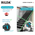 HILDA 4D 16 Lines Laser Level 360 Self Leveling Horizontal Vertical Green Light Professional Tool with Remote Control Tripod - Fix & GoHILDA 4D 16 Lines Laser Level 360 Self Leveling Horizontal Vertical Green Light Professional Tool with Remote Control TripodOutils & MesureFix & Go