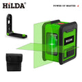 HILDA Laser Level Meter 2 - Lines Cross Green Level Laser Horizontal & Vertical Nivel Laser Self - Leveling - Fix & GoHILDA Laser Level Meter 2 - Lines Cross Green Level Laser Horizontal & Vertical Nivel Laser Self - LevelingOutils & MesureFix & Go