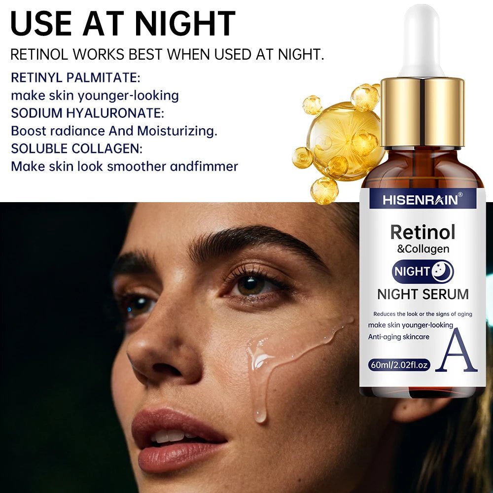HISENRAIN Sérum Vitamine C + Rétinol + Acide Hyaluronique Duo | Combo éclaircissant et hydratation anti-âge | Pour tout type de peau. - FATAONHISENRAIN Sérum Vitamine C + Rétinol + Acide Hyaluronique Duo | Combo éclaircissant et hydratation anti-âge | Pour tout type de peau.Beauty & CosmétiquesFATAON
