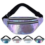 Holographic Fanny Pack Hologram Waist Bag Laser Beach Travel Banana Hip Bum Zip Waist Bags Women Belt Bag For Girls - FATAONHolographic Fanny Pack Hologram Waist Bag Laser Beach Travel Banana Hip Bum Zip Waist Bags Women Belt Bag For GirlsMode FemmeFATAON