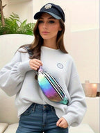 Holographic Fanny Pack Hologram Waist Bag Laser Beach Travel Banana Hip Bum Zip Waist Bags Women Belt Bag For Girls - FATAONHolographic Fanny Pack Hologram Waist Bag Laser Beach Travel Banana Hip Bum Zip Waist Bags Women Belt Bag For GirlsMode FemmeFATAON