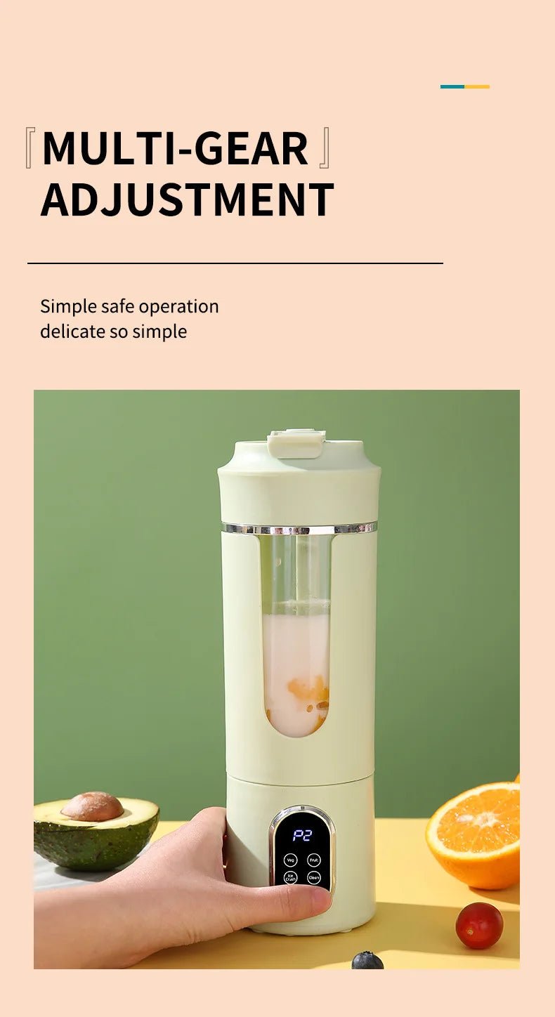 HOMEFISH - Gobelet à jus portable rechargeable compact - Mixeur multifonctionnel pour étudiants - Machine à jus frais à emporter - FATAONHOMEFISH - Gobelet à jus portable rechargeable compact - Mixeur multifonctionnel pour étudiants - Machine à jus frais à emporterSolutions MaisonFATAON