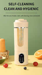 HOMEFISH - Gobelet à jus portable rechargeable compact - Mixeur multifonctionnel pour étudiants - Machine à jus frais à emporter - FATAONHOMEFISH - Gobelet à jus portable rechargeable compact - Mixeur multifonctionnel pour étudiants - Machine à jus frais à emporterSolutions MaisonFATAON