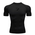 Hommes course Compression T-shirt à manches courtes Sport t-shirts Gym Fitness Sportshirts mâle Jogging survêtement Homme athlétique chemise hauts - FATAONHommes course Compression T-shirt à manches courtes Sport t-shirts Gym Fitness Sportshirts mâle Jogging survêtement Homme athlétique chemise hautsMode HommeFATAON