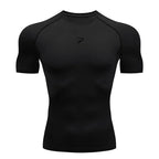 Hommes course Compression T-shirt à manches courtes Sport t-shirts Gym Fitness Sportshirts mâle Jogging survêtement Homme athlétique chemise hauts - FATAONHommes course Compression T-shirt à manches courtes Sport t-shirts Gym Fitness Sportshirts mâle Jogging survêtement Homme athlétique chemise hautsMode HommeFATAON