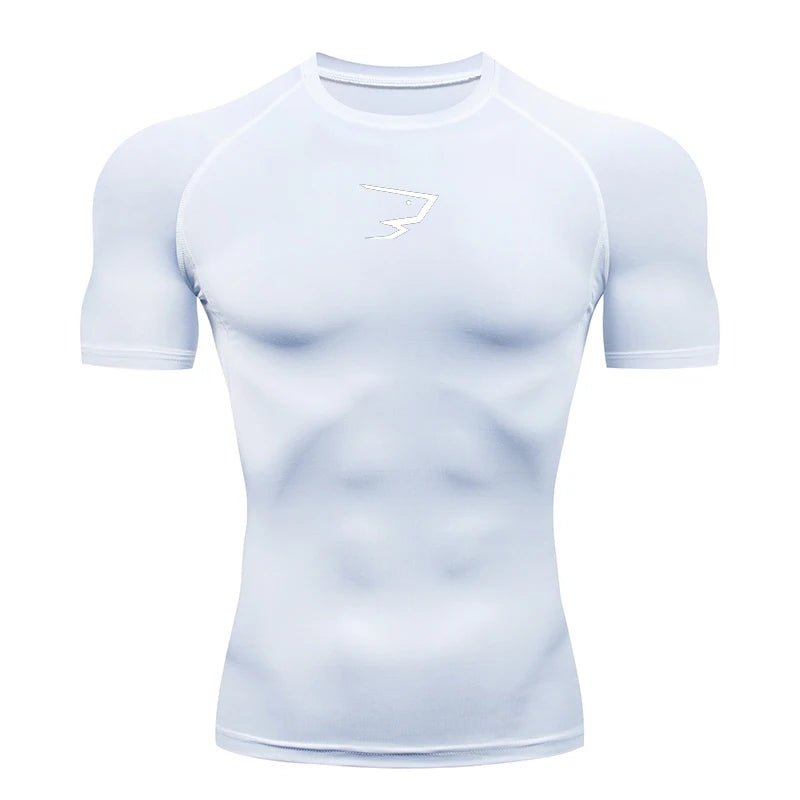 Hommes course Compression T-shirt à manches courtes Sport t-shirts Gym Fitness Sportshirts mâle Jogging survêtement Homme athlétique chemise hauts - FATAONHommes course Compression T-shirt à manches courtes Sport t-shirts Gym Fitness Sportshirts mâle Jogging survêtement Homme athlétique chemise hautsMode HommeFATAON