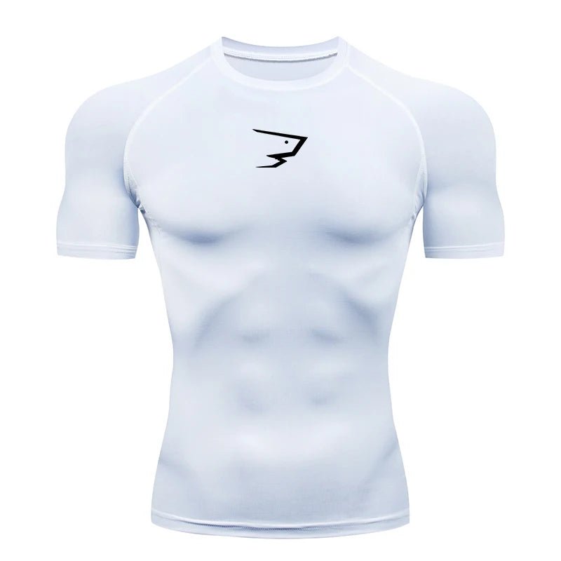 Hommes course Compression T-shirt à manches courtes Sport t-shirts Gym Fitness Sportshirts mâle Jogging survêtement Homme athlétique chemise hauts - FATAONHommes course Compression T-shirt à manches courtes Sport t-shirts Gym Fitness Sportshirts mâle Jogging survêtement Homme athlétique chemise hautsMode HommeFATAON