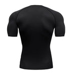 Hommes course Compression T-shirt à manches courtes Sport t-shirts Gym Fitness Sportshirts mâle Jogging survêtement Homme athlétique chemise hauts - FATAONHommes course Compression T-shirt à manches courtes Sport t-shirts Gym Fitness Sportshirts mâle Jogging survêtement Homme athlétique chemise hautsMode HommeFATAON