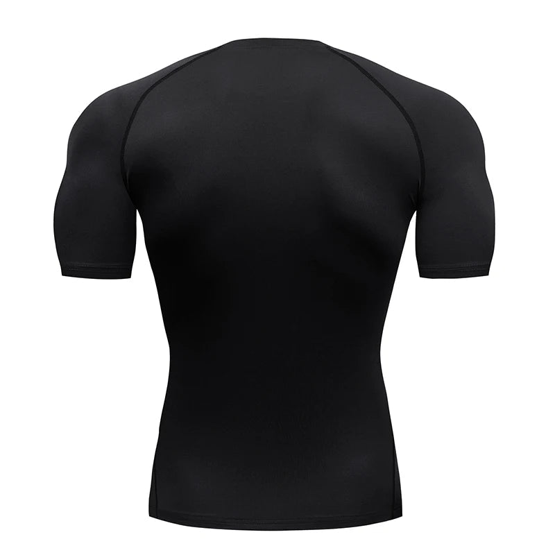 Hommes course Compression T-shirt à manches courtes Sport t-shirts Gym Fitness Sportshirts mâle Jogging survêtement Homme athlétique chemise hauts - FATAONHommes course Compression T-shirt à manches courtes Sport t-shirts Gym Fitness Sportshirts mâle Jogging survêtement Homme athlétique chemise hautsMode HommeFATAON
