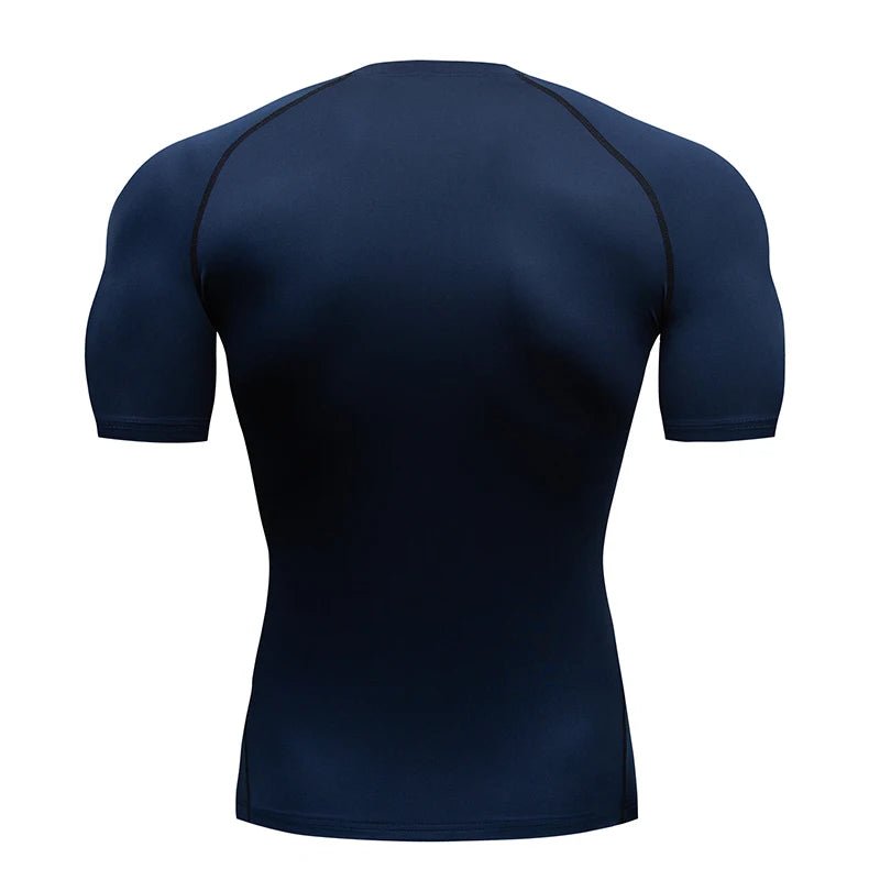 Hommes course Compression T-shirt à manches courtes Sport t-shirts Gym Fitness Sportshirts mâle Jogging survêtement Homme athlétique chemise hauts - FATAONHommes course Compression T-shirt à manches courtes Sport t-shirts Gym Fitness Sportshirts mâle Jogging survêtement Homme athlétique chemise hautsMode HommeFATAON