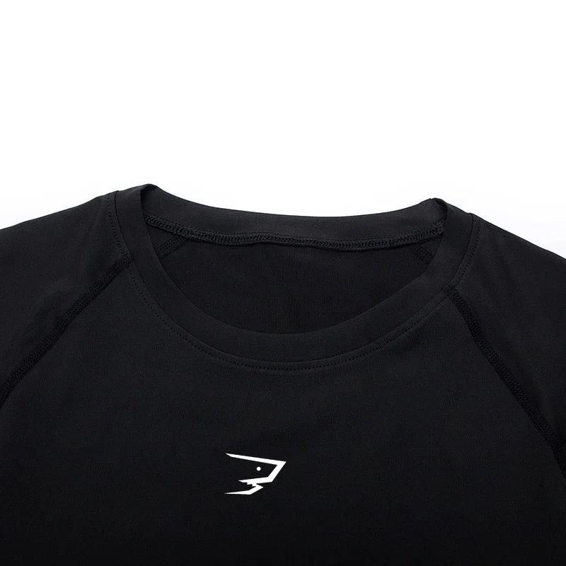 Hommes course Compression T-shirt à manches courtes Sport t-shirts Gym Fitness Sportshirts mâle Jogging survêtement Homme athlétique chemise hauts - FATAONHommes course Compression T-shirt à manches courtes Sport t-shirts Gym Fitness Sportshirts mâle Jogging survêtement Homme athlétique chemise hautsMode HommeFATAON
