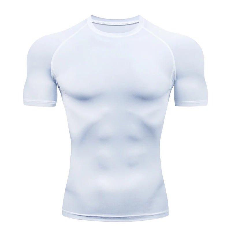 Hommes course Compression T-shirt à manches courtes Sport t-shirts Gym Fitness Sportshirts mâle Jogging survêtement Homme athlétique chemise hauts - FATAONHommes course Compression T-shirt à manches courtes Sport t-shirts Gym Fitness Sportshirts mâle Jogging survêtement Homme athlétique chemise hautsMode HommeFATAON