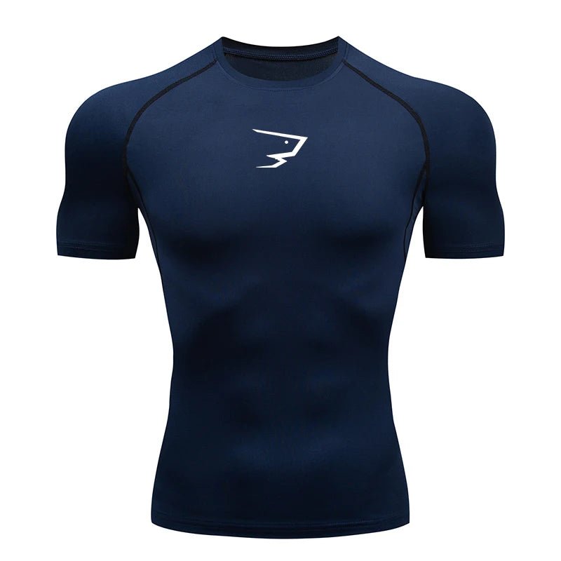 Hommes course Compression T-shirt à manches courtes Sport t-shirts Gym Fitness Sportshirts mâle Jogging survêtement Homme athlétique chemise hauts - FATAONHommes course Compression T-shirt à manches courtes Sport t-shirts Gym Fitness Sportshirts mâle Jogging survêtement Homme athlétique chemise hautsMode HommeFATAON