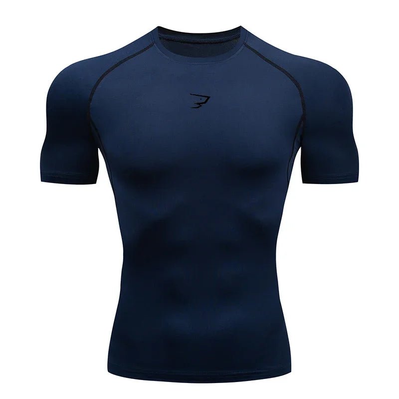 Hommes course Compression T-shirt à manches courtes Sport t-shirts Gym Fitness Sportshirts mâle Jogging survêtement Homme athlétique chemise hauts - FATAONHommes course Compression T-shirt à manches courtes Sport t-shirts Gym Fitness Sportshirts mâle Jogging survêtement Homme athlétique chemise hautsMode HommeFATAON