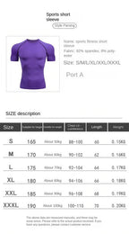 Hommes course Compression T-shirt à manches courtes Sport t-shirts Gym Fitness Sportshirts mâle Jogging survêtement Homme athlétique chemise hauts - FATAONHommes course Compression T-shirt à manches courtes Sport t-shirts Gym Fitness Sportshirts mâle Jogging survêtement Homme athlétique chemise hautsMode HommeFATAON