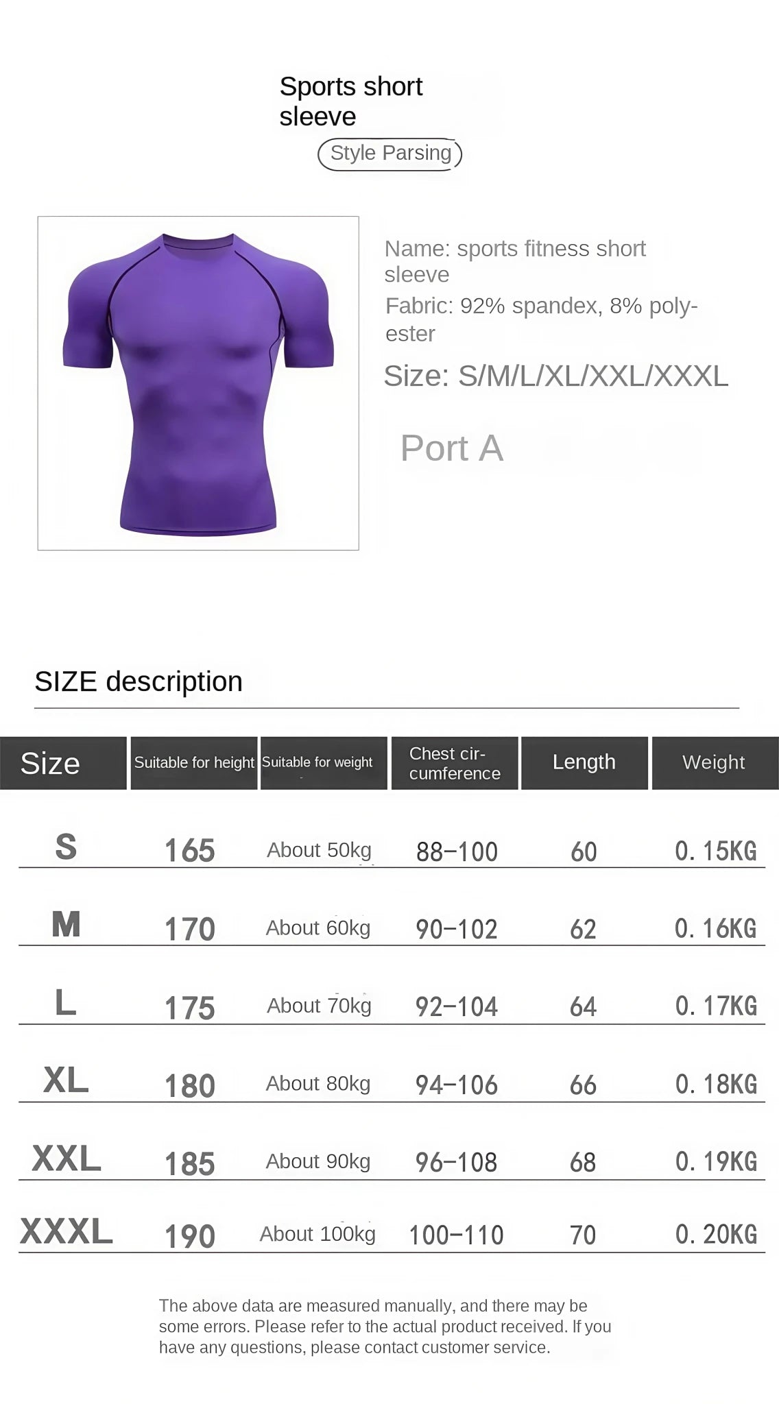 Hommes course Compression T-shirt à manches courtes Sport t-shirts Gym Fitness Sportshirts mâle Jogging survêtement Homme athlétique chemise hauts - FATAONHommes course Compression T-shirt à manches courtes Sport t-shirts Gym Fitness Sportshirts mâle Jogging survêtement Homme athlétique chemise hautsMode HommeFATAON