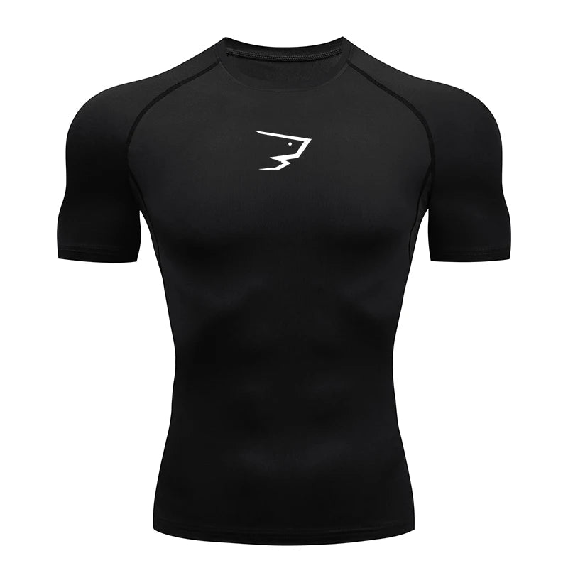 Hommes course Compression T-shirt à manches courtes Sport t-shirts Gym Fitness Sportshirts mâle Jogging survêtement Homme athlétique chemise hauts - FATAONHommes course Compression T-shirt à manches courtes Sport t-shirts Gym Fitness Sportshirts mâle Jogging survêtement Homme athlétique chemise hautsMode HommeFATAON