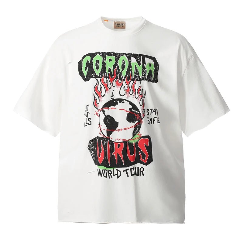 Hommes T-shirts blancs et noirs t-shirt dépôt galerie dépôt vêtements été - FATAONHommes T-shirts blancs et noirs t-shirt dépôt galerie dépôt vêtements étéMode HommeFATAON