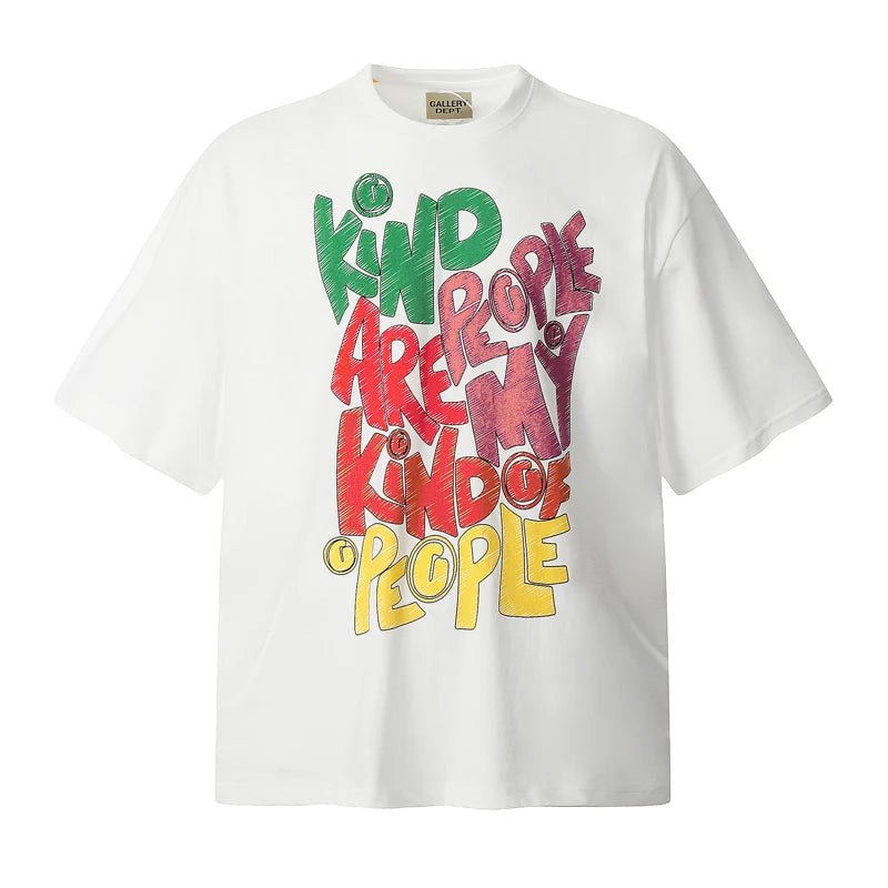 Hommes T-shirts blancs et noirs t-shirt dépôt galerie dépôt vêtements été - FATAONHommes T-shirts blancs et noirs t-shirt dépôt galerie dépôt vêtements étéMode HommeFATAON