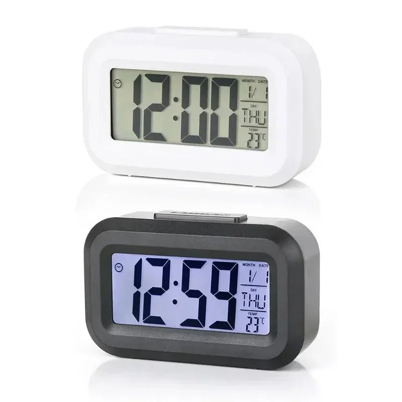 Horloge numérique de bureau Alarme de bureau multifonctionnelle rétroéclairée par LED, décorations de table, électronique électronique, calendrier, données, mur - FATAONHorloge numérique de bureau Alarme de bureau multifonctionnelle rétroéclairée par LED, décorations de table, électronique électronique, calendrier, données, murSolutions MaisonFATAON