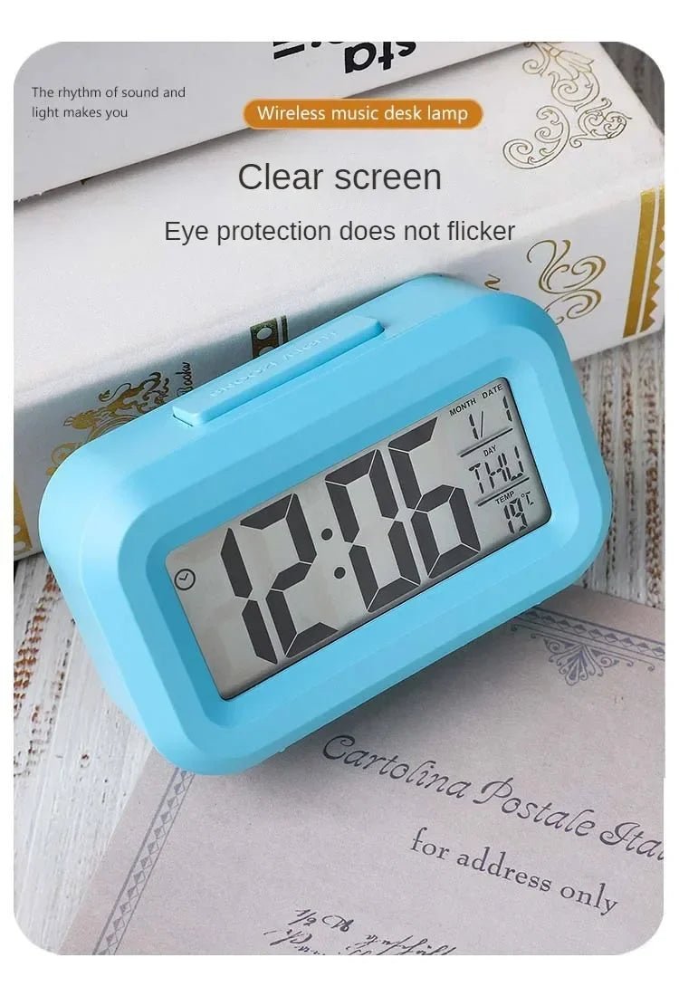 Horloge numérique de bureau Alarme de bureau multifonctionnelle rétroéclairée par LED, décorations de table, électronique électronique, calendrier, données, mur - FATAONHorloge numérique de bureau Alarme de bureau multifonctionnelle rétroéclairée par LED, décorations de table, électronique électronique, calendrier, données, murSolutions MaisonFATAON