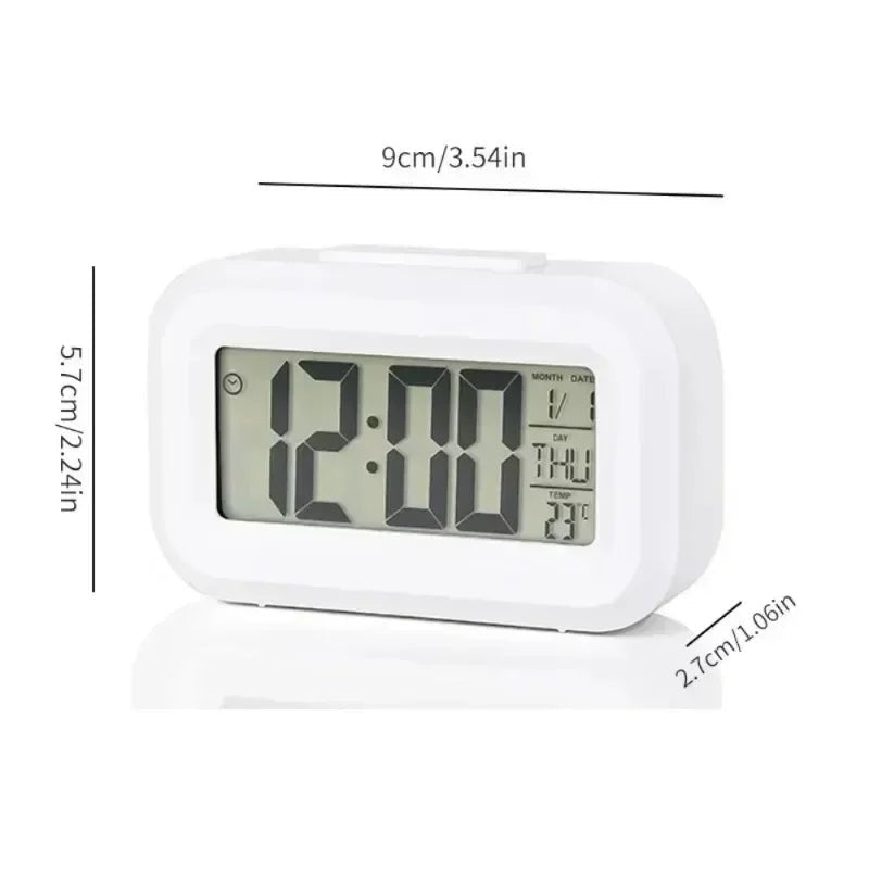Horloge numérique de bureau Alarme de bureau multifonctionnelle rétroéclairée par LED, décorations de table, électronique électronique, calendrier, données, mur - FATAONHorloge numérique de bureau Alarme de bureau multifonctionnelle rétroéclairée par LED, décorations de table, électronique électronique, calendrier, données, murSolutions MaisonFATAON