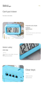 Horloge numérique de bureau Alarme de bureau multifonctionnelle rétroéclairée par LED, décorations de table, électronique électronique, calendrier, données, mur - FATAONHorloge numérique de bureau Alarme de bureau multifonctionnelle rétroéclairée par LED, décorations de table, électronique électronique, calendrier, données, murSolutions MaisonFATAON
