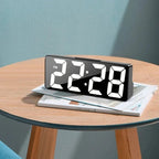 Horloge numérique LED, réveil lumineux, horloge électronique de bureau pour chambre à coucher, avec affichage de la température, luminosité réglable. - FATAONHorloge numérique LED, réveil lumineux, horloge électronique de bureau pour chambre à coucher, avec affichage de la température, luminosité réglable.Solutions MaisonFATAON