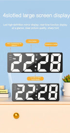 Horloge numérique LED, réveil lumineux, horloge électronique de bureau pour chambre à coucher, avec affichage de la température, luminosité réglable. - FATAONHorloge numérique LED, réveil lumineux, horloge électronique de bureau pour chambre à coucher, avec affichage de la température, luminosité réglable.Solutions MaisonFATAON