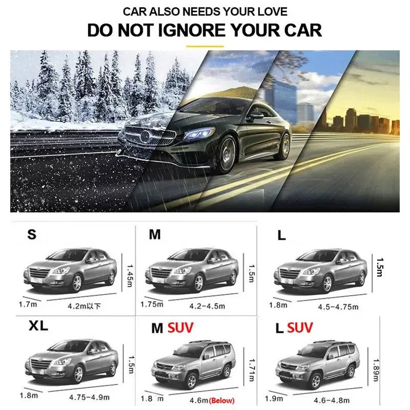 Housse de Protection complète pour voiture, intérieur et extérieur, pare-soleil, Anti-poussière, Anti-UV, universelle pour berline SUV - FATAONHousse de Protection complète pour voiture, intérieur et extérieur, pare-soleil, Anti-poussière, Anti-UV, universelle pour berline SUVAccessoire AutoFATAON