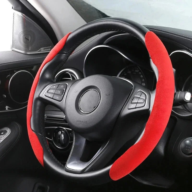 Housse de rehausseur de volant de voiture universelle en daim, 38CM, antidérapante, protection de direction intérieure automobile, accessoires de décoration - FATAONHousse de rehausseur de volant de voiture universelle en daim, 38CM, antidérapante, protection de direction intérieure automobile, accessoires de décorationAccessoire AutoFATAON