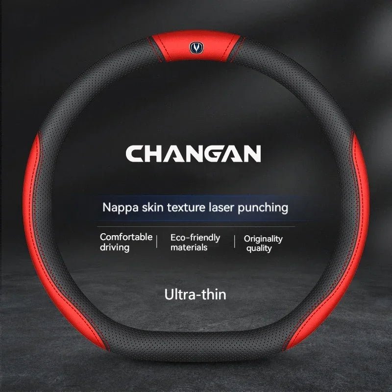 Housse de volant de voiture en daim et cuir, pour Changan UNI-K UNI-T CS15 CS35 CS55 CS75 PLUS CS85 Coupe CS95 Alsvin CX70, accessoires - FATAONHousse de volant de voiture en daim et cuir, pour Changan UNI-K UNI-T CS15 CS35 CS55 CS75 PLUS CS85 Coupe CS95 Alsvin CX70, accessoiresAccessoire AutoFATAON