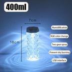 Humidificateur d'air USB 400ML, diffuseur d'arôme, purificateur d'huile essentielle, brumisateur de parfum, lumière RGB, pour voiture, maison, chambre à coucher - FATAONHumidificateur d'air USB 400ML, diffuseur d'arôme, purificateur d'huile essentielle, brumisateur de parfum, lumière RGB, pour voiture, maison, chambre à coucherSolutions MaisonFATAON