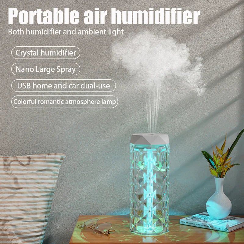 Humidificateur d'air USB 400ML, diffuseur d'arôme, purificateur d'huile essentielle, brumisateur de parfum, lumière RGB, pour voiture, maison, chambre à coucher - FATAONHumidificateur d'air USB 400ML, diffuseur d'arôme, purificateur d'huile essentielle, brumisateur de parfum, lumière RGB, pour voiture, maison, chambre à coucherSolutions MaisonFATAON