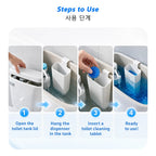 iLMH Distributeur de nettoyant solide pour toilettes - Pièce de rechange pour réservoir, Boîte tampon nettoyante pour cuvette de toilettes, Distributeur suspendu à libération lente, Prolonge l'efficacité du nettoyage - FATAONiLMH Distributeur de nettoyant solide pour toilettes - Pièce de rechange pour réservoir, Boîte tampon nettoyante pour cuvette de toilettes, Distributeur suspendu à libération lente, Prolonge l'efficacité du nettoyageSolutions MaisonFATAON
