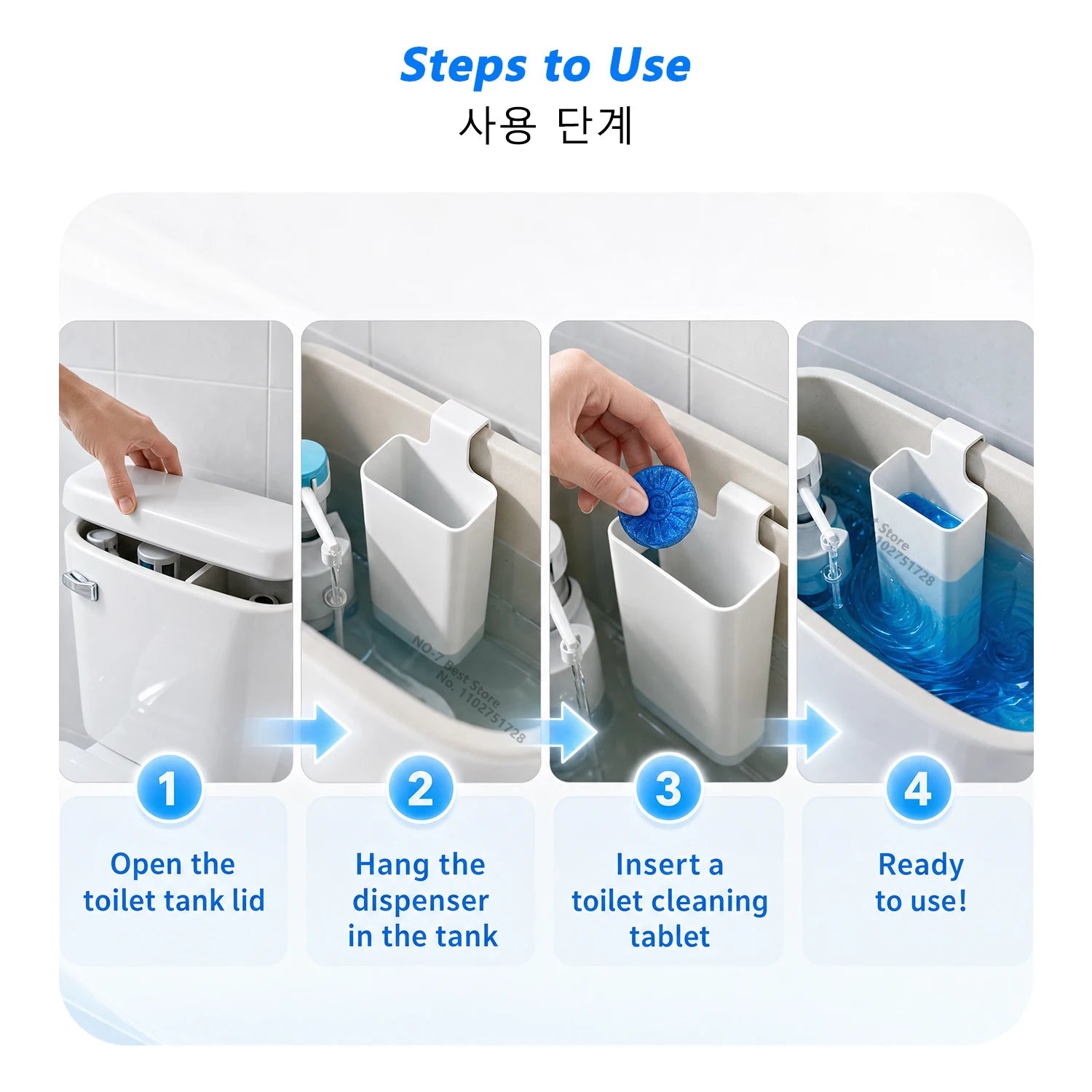 iLMH Distributeur de nettoyant solide pour toilettes - Pièce de rechange pour réservoir, Boîte tampon nettoyante pour cuvette de toilettes, Distributeur suspendu à libération lente, Prolonge l'efficacité du nettoyage - FATAONiLMH Distributeur de nettoyant solide pour toilettes - Pièce de rechange pour réservoir, Boîte tampon nettoyante pour cuvette de toilettes, Distributeur suspendu à libération lente, Prolonge l'efficacité du nettoyageSolutions MaisonFATAON