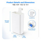 iLMH Distributeur de nettoyant solide pour toilettes - Pièce de rechange pour réservoir, Boîte tampon nettoyante pour cuvette de toilettes, Distributeur suspendu à libération lente, Prolonge l'efficacité du nettoyage - FATAONiLMH Distributeur de nettoyant solide pour toilettes - Pièce de rechange pour réservoir, Boîte tampon nettoyante pour cuvette de toilettes, Distributeur suspendu à libération lente, Prolonge l'efficacité du nettoyageSolutions MaisonFATAON