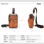 JEEP BULUO Multi-function Small Sling Chest Bag Legs Waist Bag For Man New Fashion Casual Crossbody Men Messenger Bags - FATAONJEEP BULUO Multi-function Small Sling Chest Bag Legs Waist Bag For Man New Fashion Casual Crossbody Men Messenger BagsMode & AccessoiresFATAON