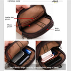 JEEP BULUO Multi-function Small Sling Chest Bag Legs Waist Bag For Man New Fashion Casual Crossbody Men Messenger Bags - FATAONJEEP BULUO Multi-function Small Sling Chest Bag Legs Waist Bag For Man New Fashion Casual Crossbody Men Messenger BagsMode & AccessoiresFATAON