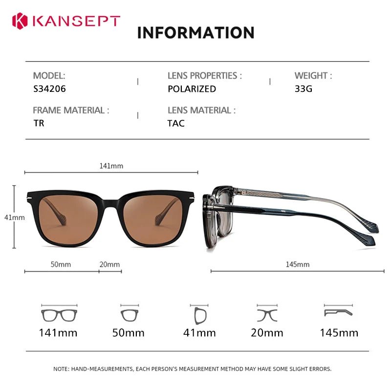 KANSEPT carré hommes lunettes de soleil femmes Lunettes de lecture magnétique Clip-on Lunettes femmes monture de Lunettes Lunettes myopie lentilles - FATAONKANSEPT carré hommes lunettes de soleil femmes Lunettes de lecture magnétique Clip-on Lunettes femmes monture de Lunettes Lunettes myopie lentillesMode HommeFATAON