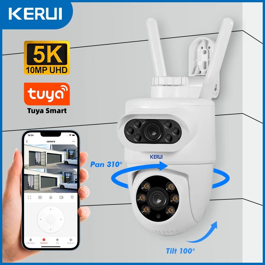 KERUI bricolage votre maison ensemble d'alarme 4G/WiFi système d'alarme pour la Protection de la sécurité à domicile détecteur de mouvement capteur de porte Tuya application intelligente - FATAONKERUI bricolage votre maison ensemble d'alarme 4G/WiFi système d'alarme pour la Protection de la sécurité à domicile détecteur de mouvement capteur de porte Tuya application intelligenteSolutions MaisonFATAON