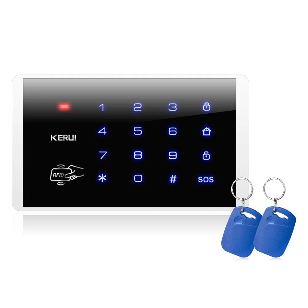 KERUI bricolage votre maison ensemble d'alarme 4G/WiFi système d'alarme pour la Protection de la sécurité à domicile détecteur de mouvement capteur de porte Tuya application intelligente - FATAONKERUI bricolage votre maison ensemble d'alarme 4G/WiFi système d'alarme pour la Protection de la sécurité à domicile détecteur de mouvement capteur de porte Tuya application intelligenteSolutions MaisonFATAON