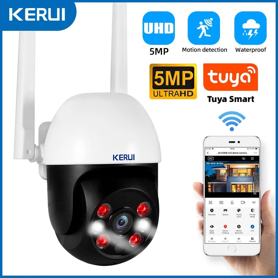 KERUI bricolage votre maison ensemble d'alarme 4G/WiFi système d'alarme pour la Protection de la sécurité à domicile détecteur de mouvement capteur de porte Tuya application intelligente - FATAONKERUI bricolage votre maison ensemble d'alarme 4G/WiFi système d'alarme pour la Protection de la sécurité à domicile détecteur de mouvement capteur de porte Tuya application intelligenteSolutions MaisonFATAON