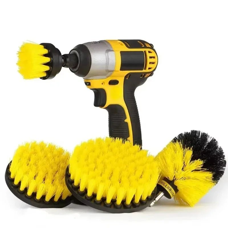 Kit de brosse à récurer électrique, perceuse, perceuses électriques, brosse à récurer et tige pour tapis, verre, pneus de voiture, brosses en Nylon 2/3.5/4'' - FATAONKit de brosse à récurer électrique, perceuse, perceuses électriques, brosse à récurer et tige pour tapis, verre, pneus de voiture, brosses en Nylon 2/3.5/4''Solutions MaisonFATAON