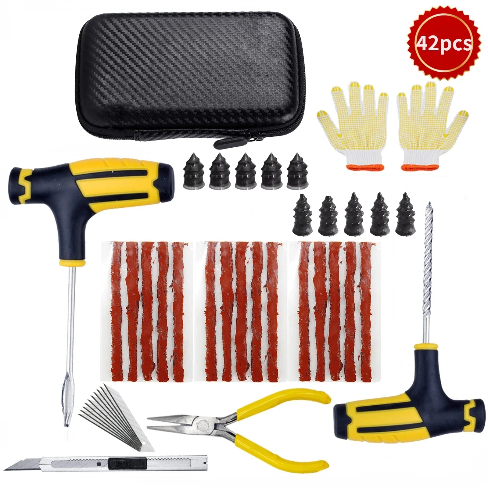 Kit de Réparation de Pneus – Mallette Complète Anti-Crevaison - FATAONKit de Réparation de Pneus – Mallette Complète Anti-CrevaisonAccessoire AutoFATAON