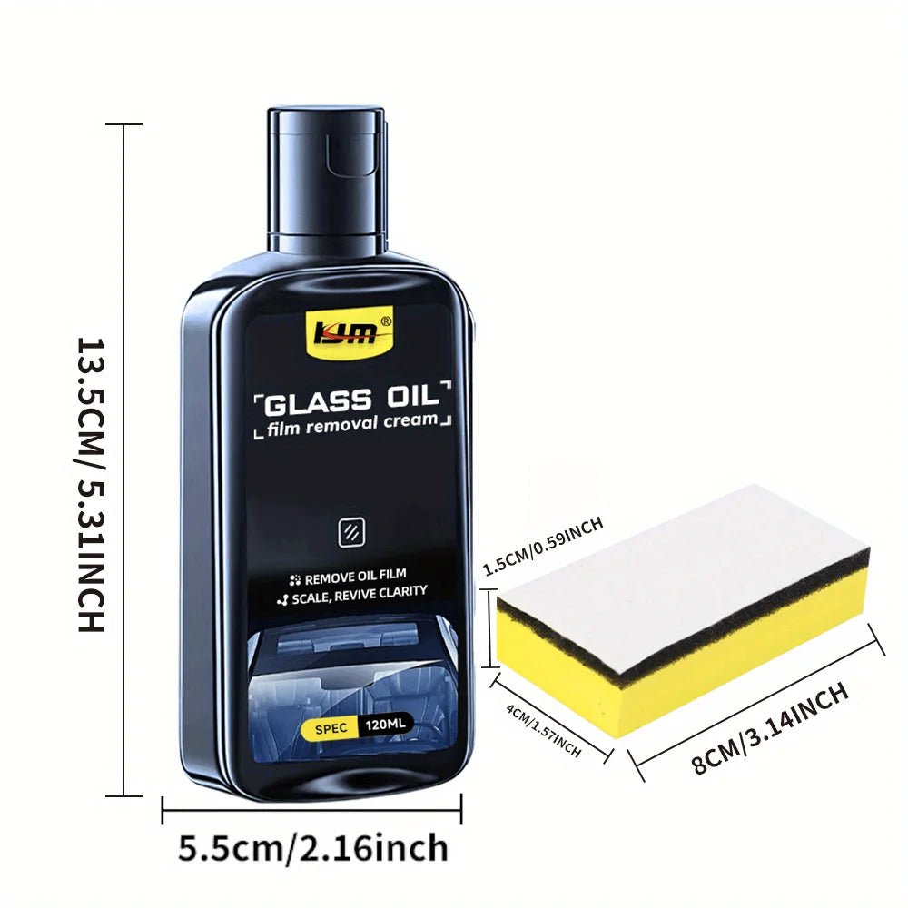Kit d'élimination de l'huile pour vitres de voiture, élimine les taches d'eau, le film d'huile, adapté aux vitres automobiles et domestiques - FATAONKit d'élimination de l'huile pour vitres de voiture, élimine les taches d'eau, le film d'huile, adapté aux vitres automobiles et domestiquesAccessoire AutoFATAON