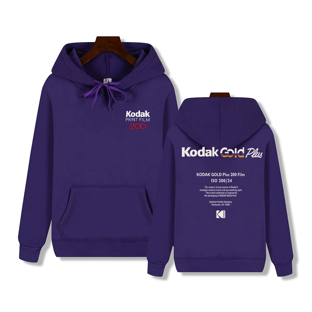 Kodak marque à la mode Harajuku Y2K imprimer automne hiver décontracté confortable hommes à capuche quotidien ample rue mode sport sweat - FATAONKodak marque à la mode Harajuku Y2K imprimer automne hiver décontracté confortable hommes à capuche quotidien ample rue mode sport sweatMode HommeFATAON